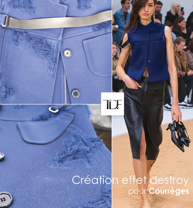 Ennoblissement pour Courrèges