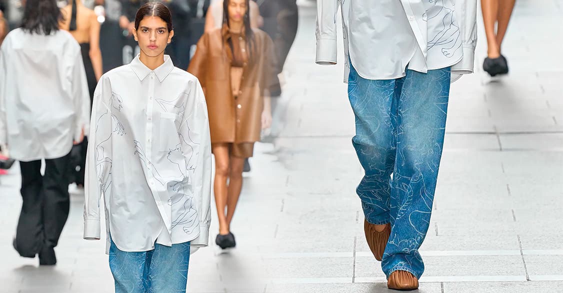 Impression laser textile